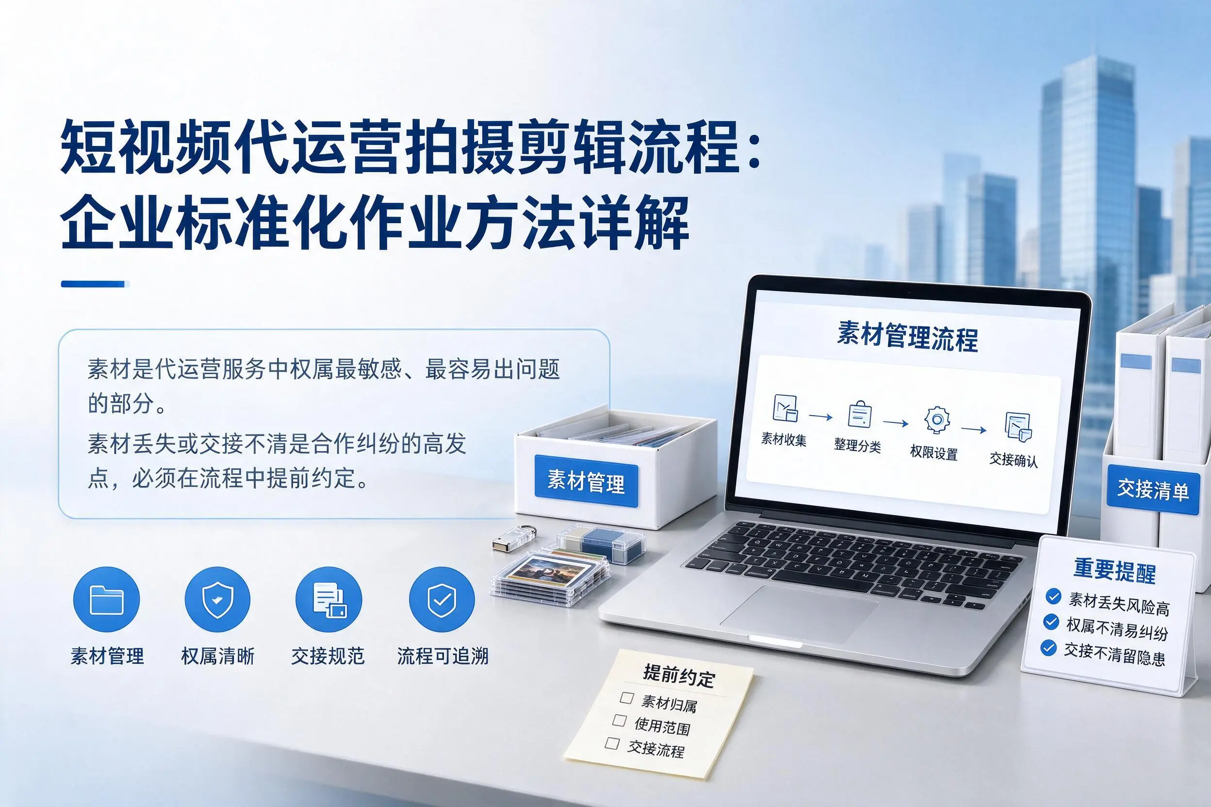 短视频代运营拍摄剪辑流程:阿里企业标准化作业方法详解